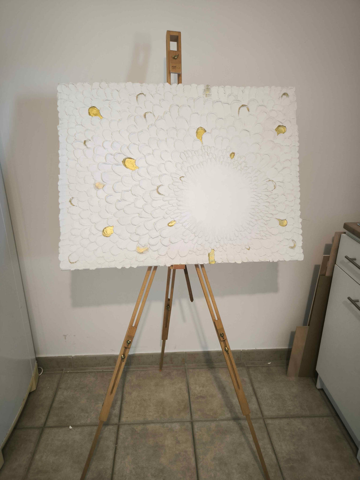 Tableau floral unique (80 x 60 cm)